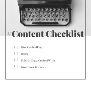 SEO Optimized Content Checklist